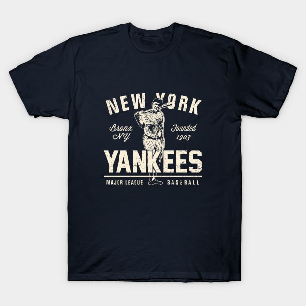 Vintage New York Yankees 1 by Buck Tee T-Shirt by Buck Tee